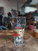 ~ 蛋媽的家 ~ 早期/老件/懷舊/復古/古早收藏/露營古道具  可口可樂玻璃杯 A13