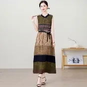 【K.W.】韓國空運新款純白深V萬年不敗款洋裝(小香風/輕量涼感/背心裙/休閒/日系/通勤/渡假)