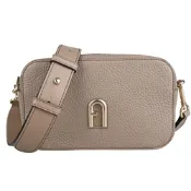 Furla PRIMULA系列拱門LOGO全皮斜背包(MINI/米)