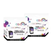 【COLOR24】for CANON 1黑1彩 PG-745XL／CL-746XL 高容環保墨水匣(適用Canon PIXMA TR4570 / TR4670)