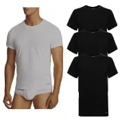  【CALVIN KLEIN】3件組 男短袖上衣(ck男上衣 ck男內衣 純棉 T-shirt 男T恤 男內衣 ck衣服 圓領)