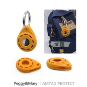 AirTag 保護套 AirTag 鑰匙圈 防丟定位 追蹤器 AirTag 保護殼 全包開窗 矽膠 防丟掛件