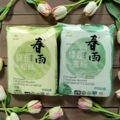 野菜村優質食品專賣店 減醣 168食材 【春雨】葉綠素綠豆粉絲(120g)/葉綠素綠豆寛粉(120g) #龍口食品