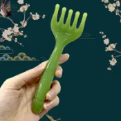 多功能按摩梳 檀木梳 經絡梳 按摩梳 【加大】水滴梳頭部按摩器頭皮經絡長柄水滴梳大號爪子新款水滴梳【宜家良品百貨】