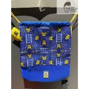 【AND.】現貨 PUMA 聯名 後背包 包包 束口袋 寶藍色 07489401
