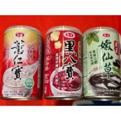 愛之味甜品系列～黑八寶、嫩仙草、薏仁寶、燕麥奶花生、寒天檸檬愛玉冰