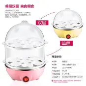 【臺灣出貨】110V蒸蛋器 煮蛋器 自動斷電 家用迷你早餐機 宿舍多功能雞蛋神器