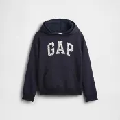 【GAP】兒童Gap × Marvel漫威聯名蜘蛛人休閒Logo帽T-海軍藍(909720)