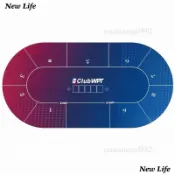 【臺灣出貨 免運】加厚靜音德州撲克桌布家用棋牌室長方形可定製耐磨撲克牌桌面桌墊