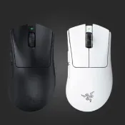 【Razer 雷蛇】搭電競耳機★DeathAdder 煉獄奎蛇 V4 Pro 超輕量無線電競滑鼠(黑/白)+黑鯊V2 X 有線電競耳機