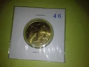 (☆約克夏☆)中國人民銀行2003年賀歲羊年，第一輪領頭羊一枚，如圖，保真，附小圓盒。