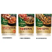 韓國CJ bibigo升級版調理即食包｜泡菜豬肉高湯/豬肉馬鈴薯湯/牛胸肉大醬湯加熱即食，料理百搭湯底