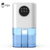 智能除濕機家用便攜式 1.7L 大容量適用於帶定時和彩燈的浴室地下室英國插頭