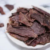 原味羊肉乾 羊腱肉 羊里肌 低脂 低敏 羊肉片 天然寵物零食 毛小孩零食 訓練獎勵 貓狗零食 無添加｜乖乖手作寵物零食