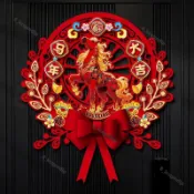 台灣出貨 可開發票 馬年限定 2026新款馬年立體福字門貼春節過年大門生肖牆貼新年裝飾佈置用品