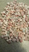 【微景小舖】玫瑰色石頭-300g 生態瓶造景必備 小石頭微景觀多肉植物盆栽裝飾 苔蘚微景觀擺件 玫瑰石 樹脂造景擺件