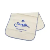 (店+)【糊塗鞋匠】 優質鞋材 P125 法國SAPHIR金質棉質擦拭布28x52cm 1條 純棉擦鞋布 拋光布 長方形棉布