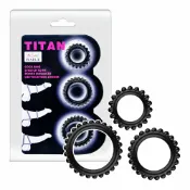 春天玩具 TITAN猛男聚能矽膠環(桃)-3入