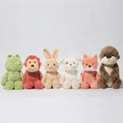 (店+)佐倉嚴選 可愛動物抱枕娃娃 絨毛玩偶 睡覺抱枕 動物娃娃 絨毛娃娃 兔子青蛙水獺狐狸猴子狗 居家擺飾 生日禮物送禮
