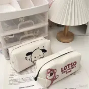 限時📣💯帆佈可愛動物筆袋新款文具盒筆袋鉛筆盒國小生少女心高顔值