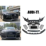 小亞車燈-全新 奧迪 AUDI TT MK2 2006-2011 TTS 升級 TTRS 前保 前保桿含中網 素材