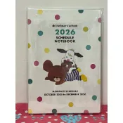 小熊學校傑琪日本2026年行事曆(A5大薄本)~只有月計畫