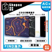 沁沁優選  Xraypad AC+ 地獄火 控制滑鼠墊 粗麵亂紋針織 電競選手專用 APEX FPS 遊戲 Aqua