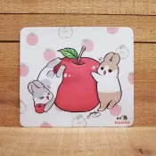 【滑鼠墊】 ㄇㄚˊ幾滑鼠墊(蘋果兔)43707