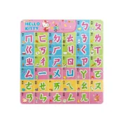 (店+)【HELLO KITTY】HELLO KITTY ㄅㄆㄇ嵌入板拼圖 C678036/一個入ㄅㄆㄇ拼圖 注音拼圖 Kitty拼圖 KT