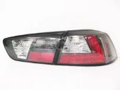 ~~ADT.車燈.車材~~三菱 LANCER IO EVO X  FORTIS 鯊魚頭 透明殼黑底LED尾燈一組