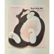 MumuHi 韓國🇰🇷nya nya on 貓貓滑鼠墊-躺平喵