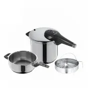 【WMF】結束代理出清 PERFECT Premium德國製快力鍋二件套組 3.0/6.5L壓力鍋(福利品)