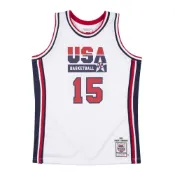 【NBA】M&N Authentic球員版復古球衣 92 Dream Team #15 Magic Johnson 白(AJY4AC19088-USAWHIT92EJH)
