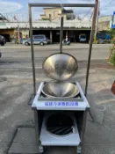 **福康冷凍餐飲設備** 全新地瓜球攤車/含1尺8白鐵炸鍋/不鏽鋼餐車地瓜球車台