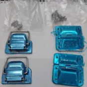 《漢國釣具》冰寶 冰箱 白鐵鉤片／白鐵前扣／白鐵後鈕， 保冰桶 ，小冰桶 釣魚 冰箱 零件
