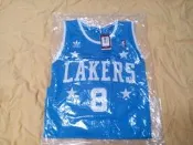 全新 Kobe Bryant 黑曼巴 洛杉磯湖人 BRYANT 水藍四星 復古球衣 NBA