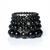 【正佳珠寶】太陽金曜石手珠 6mm 8mm 10mm 12mm 14mm 16mm 18mm
