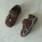 零碼現貨 韓國 FILA STAR FLASH KD 童鞋 小童13-18 魔鬼氈復古童鞋 棕色