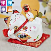 【洋洋小品招財貓存錢筒開運福來-小】桃園中壢春聯批發門聯新居送禮新局落成送禮入宅起家帶路雞送禮年節飾品母雞帶小雞