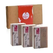 【不垢】沉香艾草手工皂三入禮盒(任選)