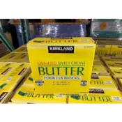 人氣熱銷商品拆賣一條175元KIRKLAND SIGNATURE 無鹽奶油453公克［低溫］