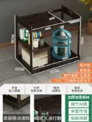 設彩品牌旗艦店 泡茶桌 泡茶車 茶水櫃 行動茶台小茶桌陽台家用帶輪茶車功夫茶几實木茶水櫃茶具燒水一體『XY42873』