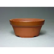 【小樹安每】日本素燒盆(淺3號)  超商取貨上限20個