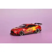 morecar 1/64 閃電麥坤 寶馬 BMW M4 汽車總動員 大尾翼 合金模型車 小車