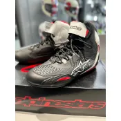 『新兄弟帽店』實體店✨零碼出清✨Alpinestars A星 Faster-3 Rideknit 白黑紅 針織車靴 短靴