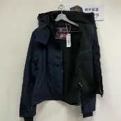 DryDog 跩狗嚴選 跩狗嚴選 極度乾燥 Superdry Ottoman 奧斯曼 防風夾克 風衣 刷毛保暖 外套 深藍 海軍藍 情侶款 女款 三拉鍊