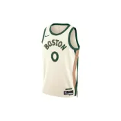 (店+)【NIKE 耐吉】DX8488-133 Nike Boston Celtics 耐克塔圖姆凱爾特人隊23-24城市限定SW球衣籃球背心 男款 白色