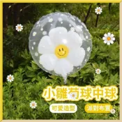 (店+)12H快速出貨 (氣球快易送)  24吋雛菊球中球波波球 雛菊氣球  派對布置 派對氣球 氣球布置 慶生道具 慶生氣球