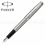PARKER 派克 《  商籟鉻鋼銀夾鋼筆》