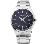 (店+)【SEIKO 精工】【柒號本舖】SEIKO 精工SOLAR太陽能藍寶石時尚男錶-藍 / SBPX145 日本國內版